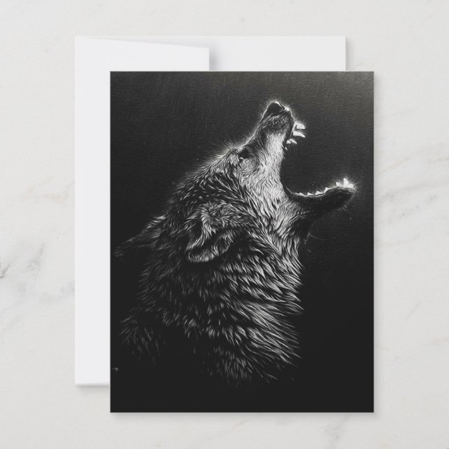Firefighter Wedding | Wolfs love mom Invitation (Front)
