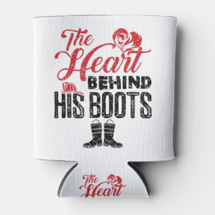 Firefighter Wife the Heart Behind His Boots Can Cooler