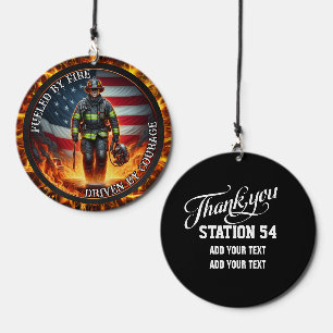 FIREFIGHTER WIND CHIME