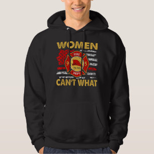 Firefighter Women Gift 911 Rescue Firefighter Hoodie