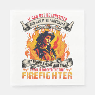 Firefighter Women Napkins