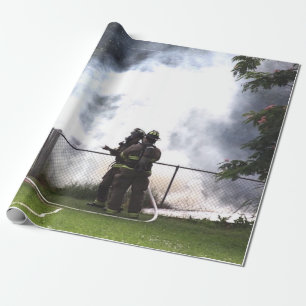 Firefighter  wrapping paper