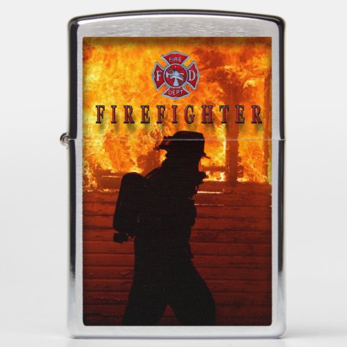 Firefighter Zippo Lighter