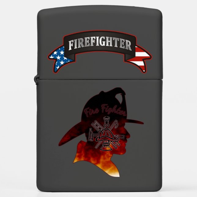 FIREFIGHTER ZIPPO LIGHTER (Front)