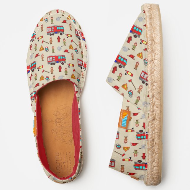 Firefighters And Equipment Espadrilles (Side)