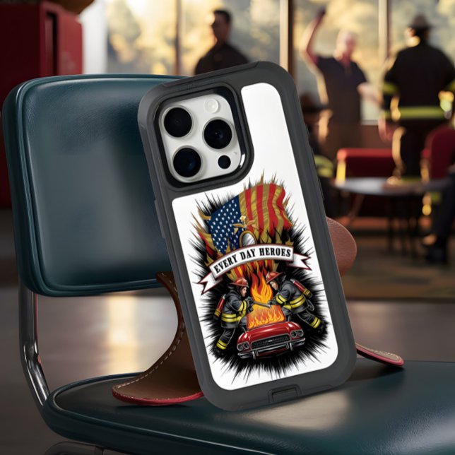 Firefighters Battle Blaze iPhone 15 Pro Case (Creator Uploaded)