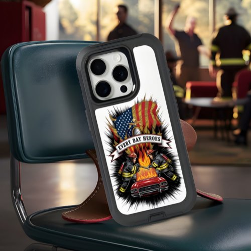 Firefighters Battle Blaze iPhone 15 Pro Case
