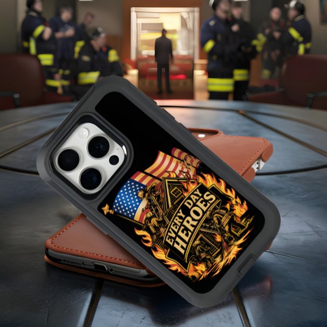 Firefighters Battling Blaze iPhone 15 Pro Case (Creator Uploaded)