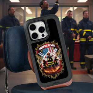 Firefighters Battling Blaze iPhone 15 Pro Case