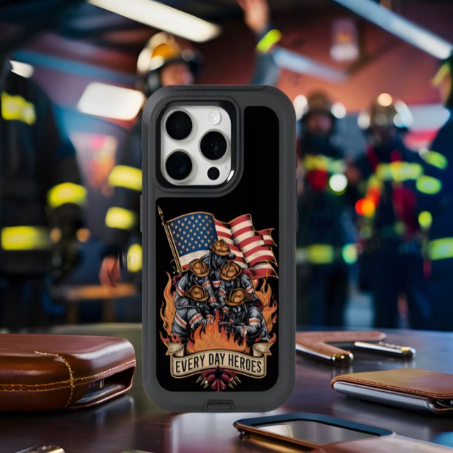 Firefighters Battling Blaze iPhone 15 Pro Case (Creator Uploaded)