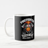 Firefighters Because Cops Need Heroes Too Fireman Coffee Mug (Left)