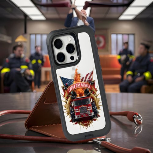 Firefighters Brave Hearts iPhone 15 Pro Case