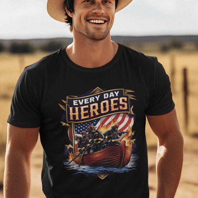 Firefighters Brave the Flames T-Shirt (Creator Uploaded)