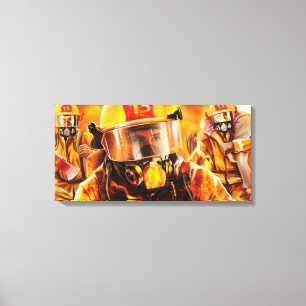 Firefighters Canvas Print