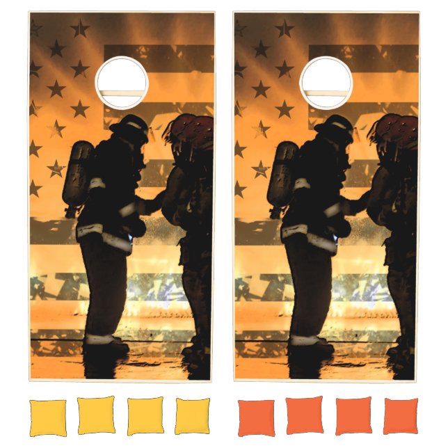 Firefighters Cornhole Set (Set)