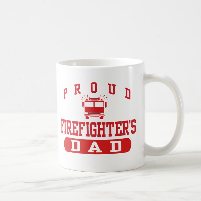 Firefighter's Dad Coffee Mug (Right)