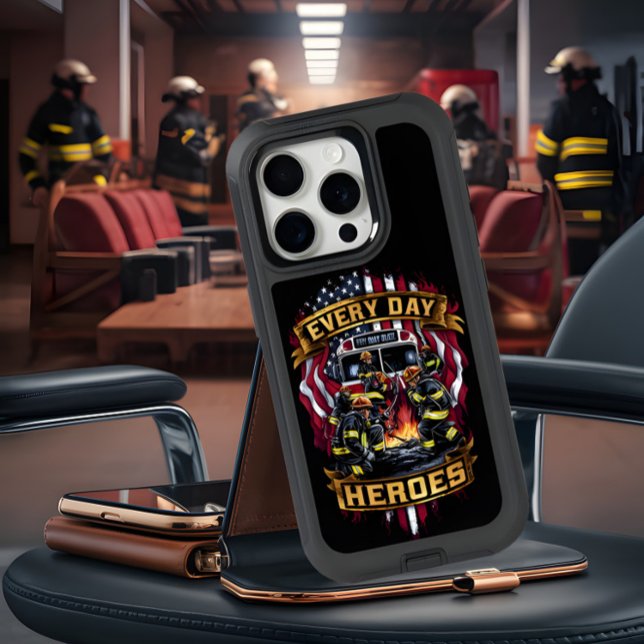 Firefighters Fighting Blaze iPhone 15 Pro Case (Creator Uploaded)