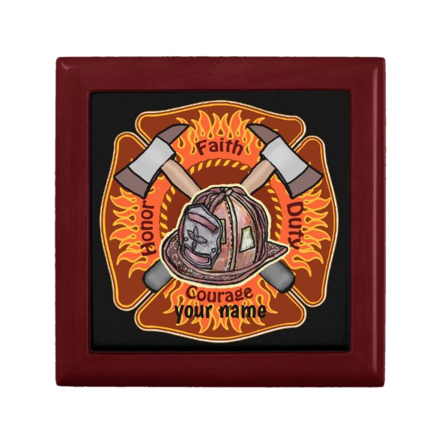 Firefighters Flames gift box (Front)