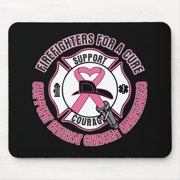 Firefighters For A Cure Breast Cancer Mouse Pad
