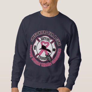 Firefighters For A Cure Breast Cancer Sweatshirt