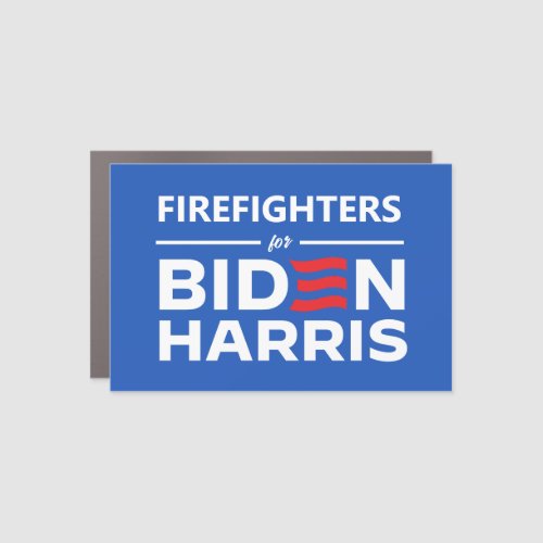 Firefighters for Biden Harris Car Magnet