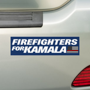 Firefighters for Kamala Harris 2024 Bumper Sticker