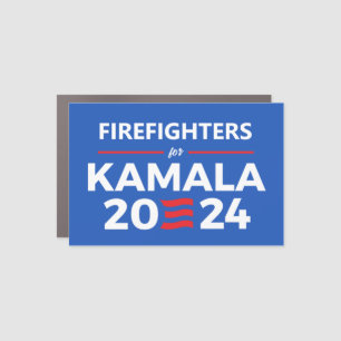 Firefighters for Kamala Harris Car Magnet