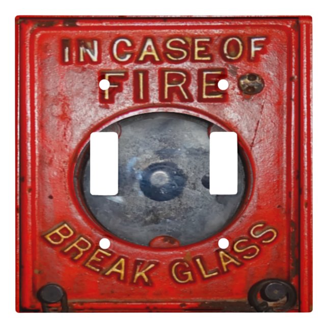 FireFighters Gifts. Firemen Gift. Light Switch Cover (Front)