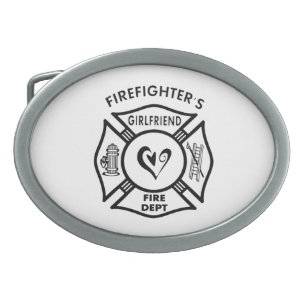 Firefighters Girlfriend Belt Buckle