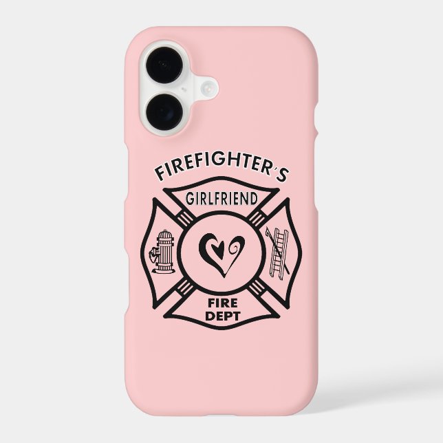 Firefighter's Girlfriend Iphone Case (Back)