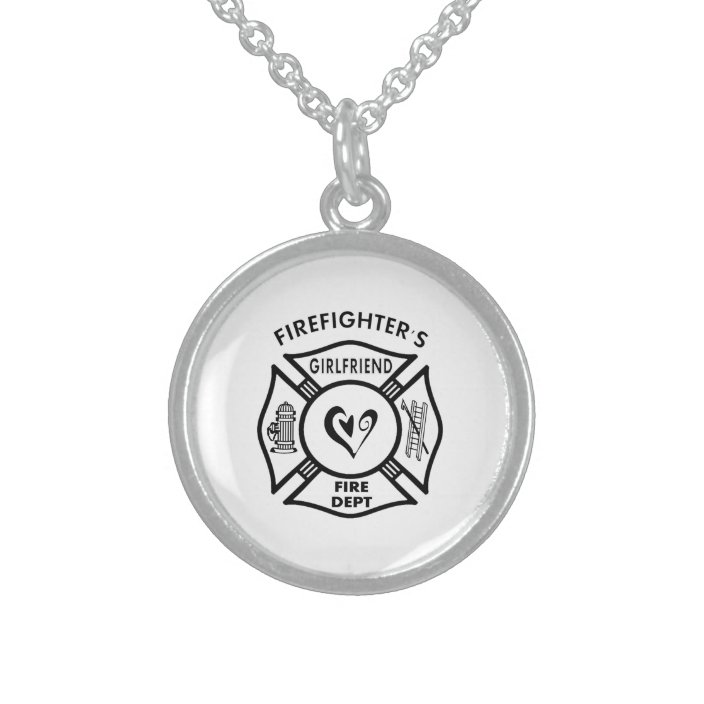 firefighter girlfriend necklace