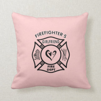 Firefighters Girlfriends Throw Pillow