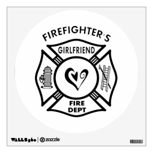 Firefighters Girlfriends Wall Sticker