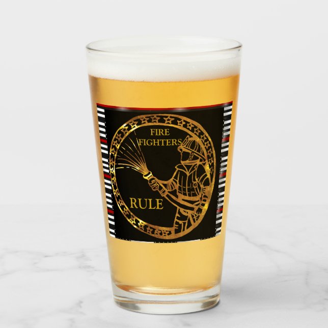 FIREFIGHTERS  GLASS (Front Filled)