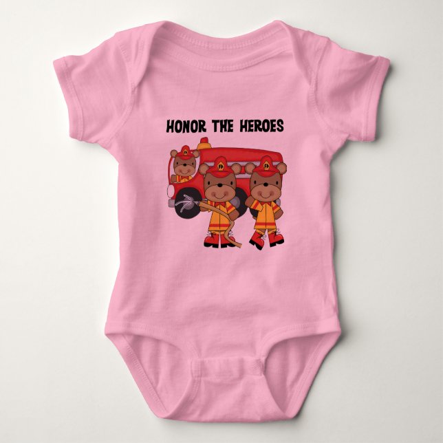 Firefighters Honor the Heroes Tshirts and Gifts (Front)