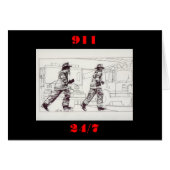 Firefighters in gear (Front Horizontal)