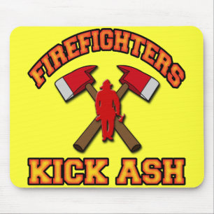 FIREFIGHTERS KICK ASH MOUSE PAD