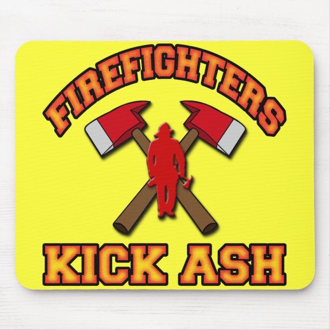 FIREFIGHTERS KICK ASH MOUSE PAD (Front)