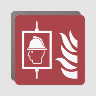 Firefighters Lift Safety Sign