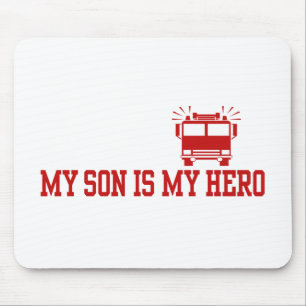 Firefighter's Mom Dad Mouse Pad