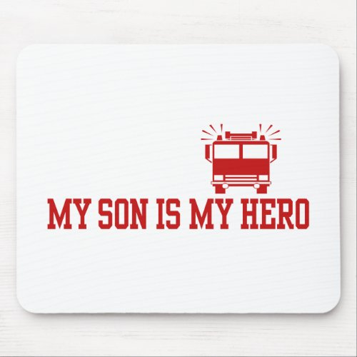 Firefighters Mom Dad Mouse Pad