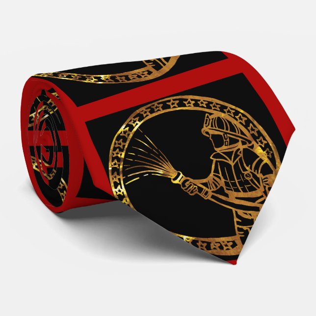 FIREFIGHTERS  NECK TIE (Rolled)
