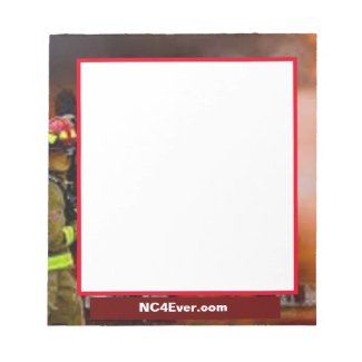 Firefighters notepad