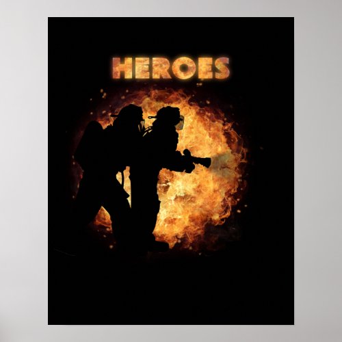  Firefighters_Real Heroes        Poster