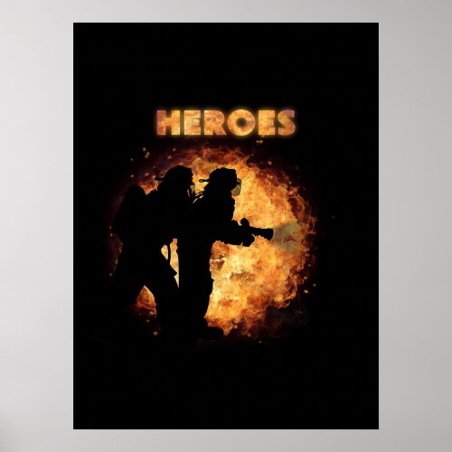  Firefighters_Real Heroes      Poster