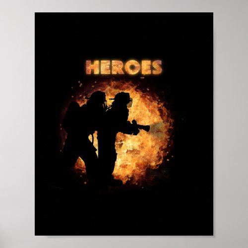  Firefighters_Real Heroes       Poster