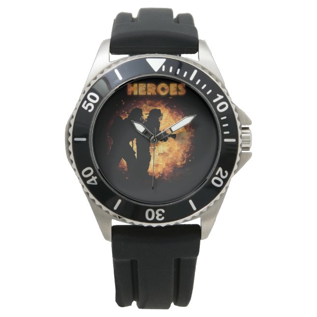  Firefighters-Real Heroes   Watch (Front)