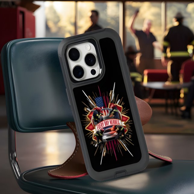 Firefighters Rescue Car Accident iPhone 15 Pro Case (Creator Uploaded)