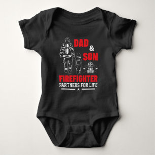 Firefighter's Son Baby Bodysuit