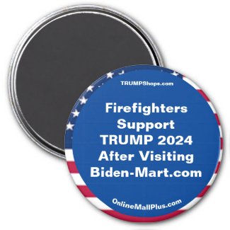 Firefighters Support TRUMP 2024 After Fridge Magnet